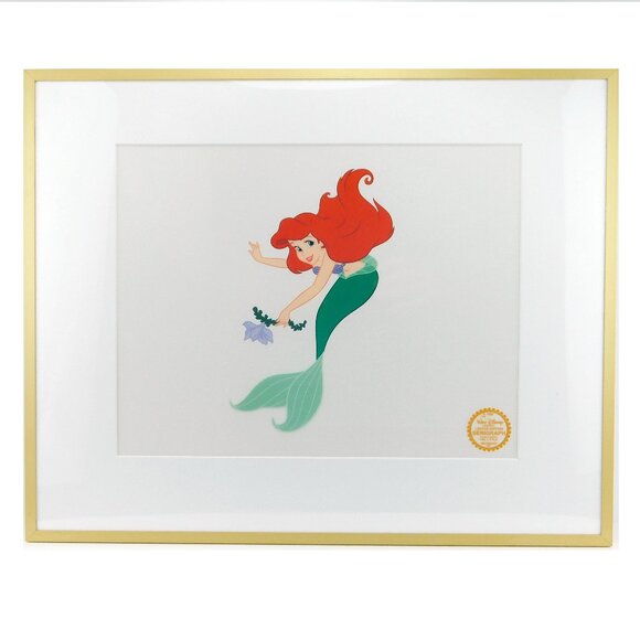 LITTLE MERMAID Sericel 1989 Limited Edition Cel Ariel Art Cell